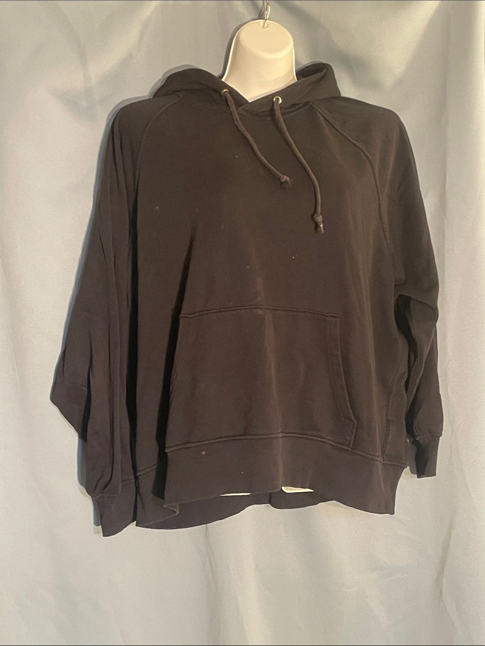 Divided Black Oversized Crewneck Hoodie Sweater